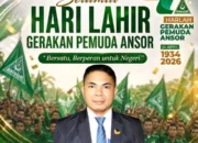 Robi Nurlatu, SH Mengucapkan Selamat Hari Besar Lahir Gerakan Pemuda Ansor