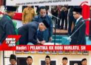 Aamiin Ya Rabbal Alamin. Bapak Robi Nurlatu, SH, siap mengemban amanah baru