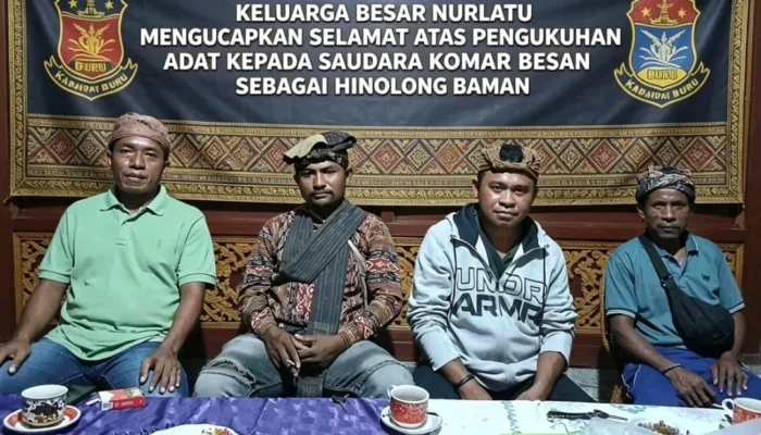 Keluarga Besar Nurlatu Ucapan Selamat atas Pengukuhan Adat Hinolong Baman