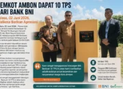 Wali Kota Ambon Persoalan Sampah Tak Bisa Ditangani Sendiri, Butuh Kolaborasi Semua Pihak BNI Bantu 10 TPS