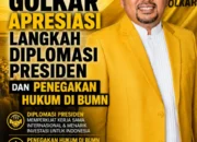Hasan Alkatiri Golkar Apresiasi Langkah Diplomasi Presiden Dan Penegakan Hukum di BUMN