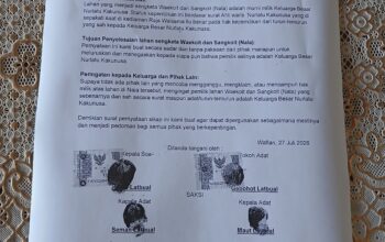 Tuntutan Pembayaran Ditujukan Kepada Direksi PD Panca Karya Terkait Penggunaan Lahan Nala Milik Keluarga Nurlatu Kakunusa