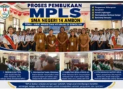 MPLS SMA Negeri 14 Ambon Usung Tema “Hari Aman dan Nyaman di Sekolah” Dieke Ajak Siswa Bisa Berprestasi