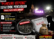 Diduga “Pancuri Kepeng” Berkedok Pengadaan Alat Air Mancur Taman Pattimura Tak Berfungsi