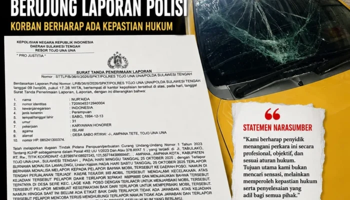 Laporan Polisi Lima Bulan Belum Berkembang Nur Aida Minta Kepastian Hukum atas LP/B/36/II/2026