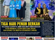 Tiga Hari Penuh Berkah, Djafar M. Amin Panjatkan Syukur atas Anugerah Allah SWT