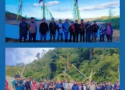 Aksi Pemasangan Sasi Adat Oleh Gabungan Ahli Waris Keluarga Besar Nurlatu di Kawasan Tambang Emas Gunung Botak