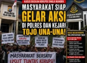 Sejumlah Kasus Dugaan Korupsi Disorot, LSM, Aktivis dan Masyarakat Siapkan Aksi di Polres dan Kejari Tojo Una-Una